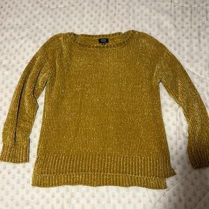 Jones New York Gold Chenille Sweater